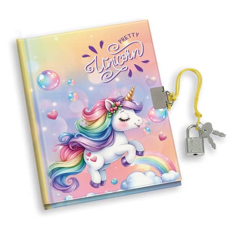Diario dei segreti Lebez pretty Unicorn 3 soggetti assortiti 81129